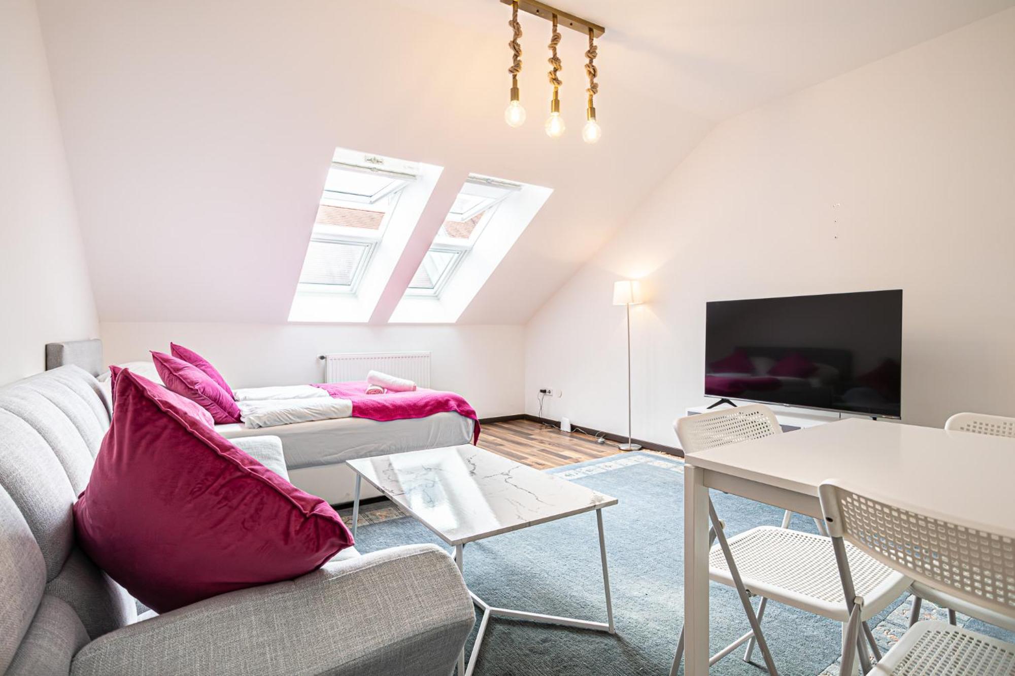 Airy Attic Apt.: Stylish Studio At Penzing Area Wenen Buitenkant foto