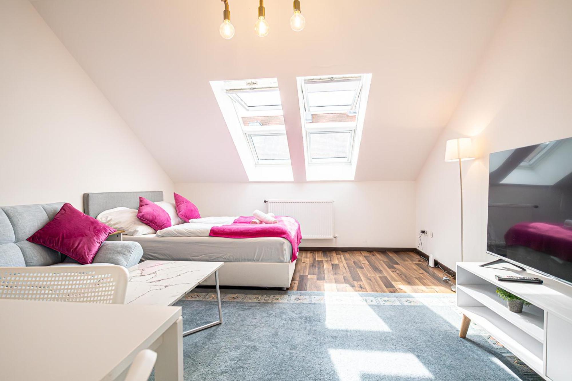 Airy Attic Apt.: Stylish Studio At Penzing Area Wenen Buitenkant foto